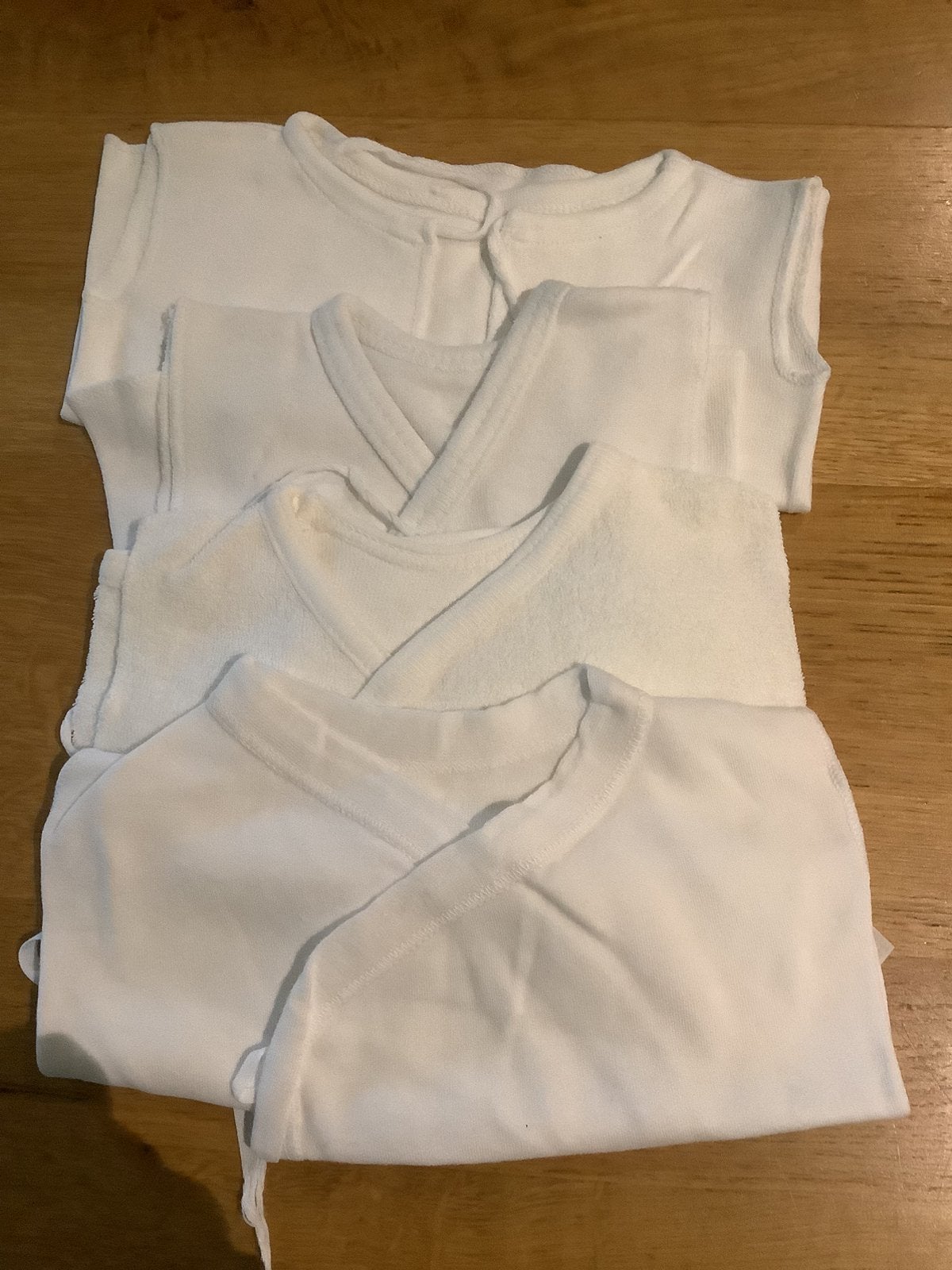Overslag hemdjes maat 50/56, Ophalen of Verzenden, Zo goed als nieuw, Jongetje of Meisje, Nacht- of Onderkleding