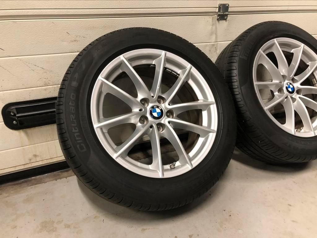 17inch Originele BMW Velgen Style 618! A-Merk Banden! 5x112, Gebruikt, -, -, Banden en Velgen
