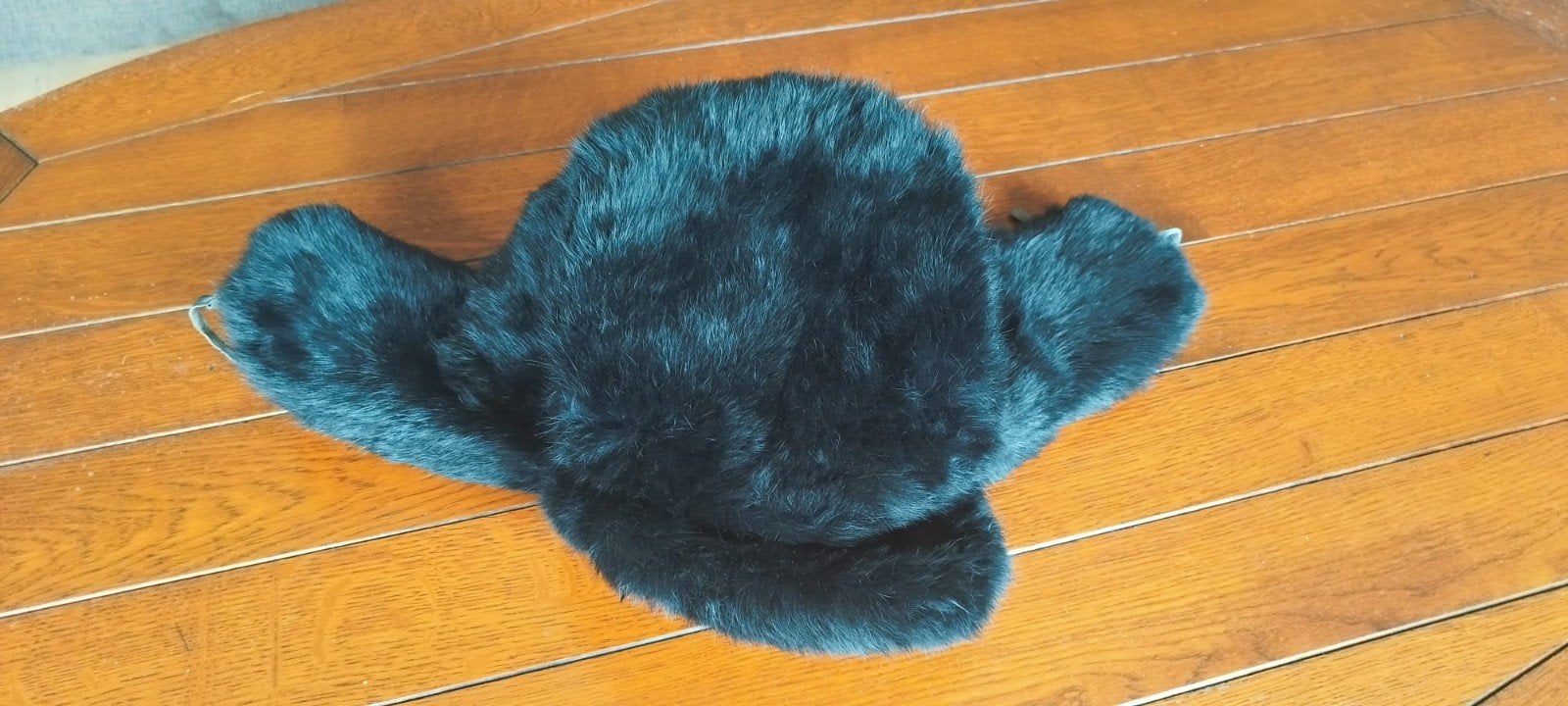 Vintage Russische Ushanka Konijn Bont Hoed USSR, 60 cm (XL, 7½ inch) of meer, Hoed, Ophalen of Verzenden, Zo goed als nieuw