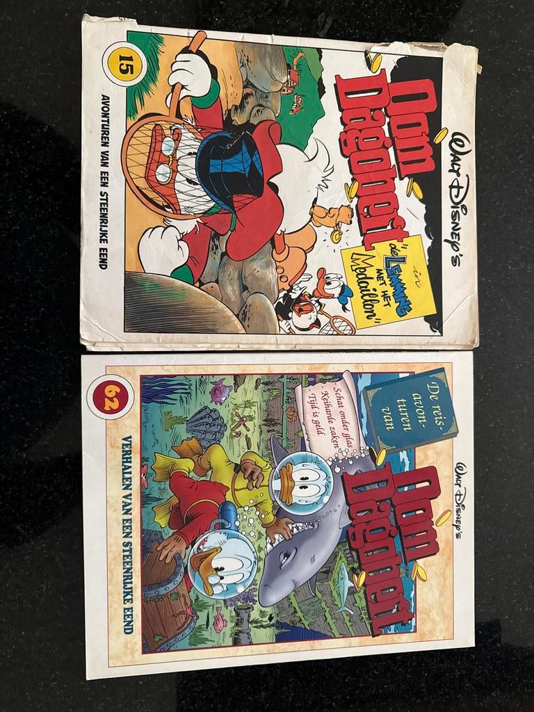 Donald Duck: Oom Dagobert - De Lemming & De Reisavonturen, Boeken, Stripboeken, Gelezen, Meerdere stripboeken, Ophalen of Verzenden