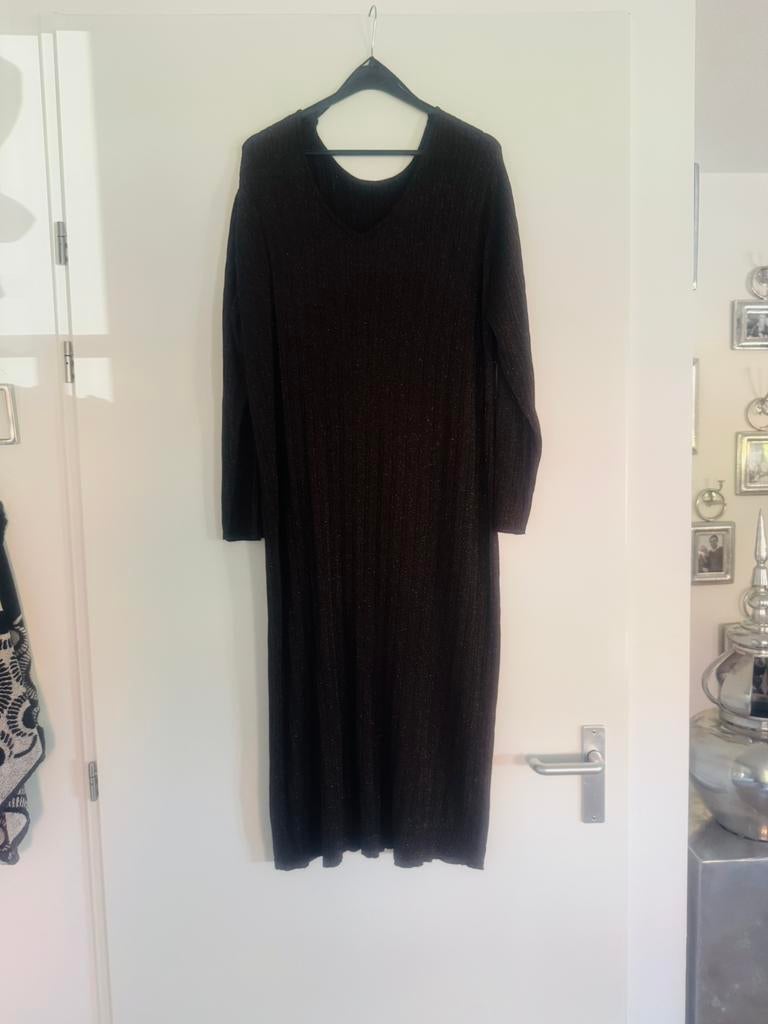 Only Caracoma jurk 50/52, Bruin, Maat 46/48 (XL) of groter, Ophalen of Verzenden, Zo goed als nieuw