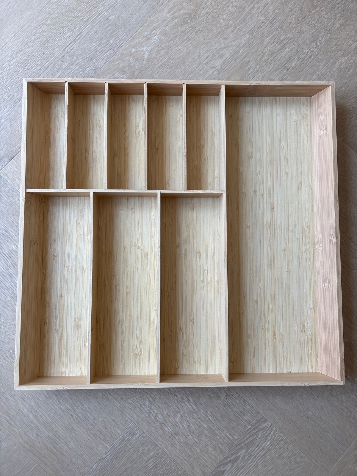 IKEA Bestekbak Uppdatera Licht Bamboe 52x50cm, Overige typen, Hout, IKEA, Nieuw