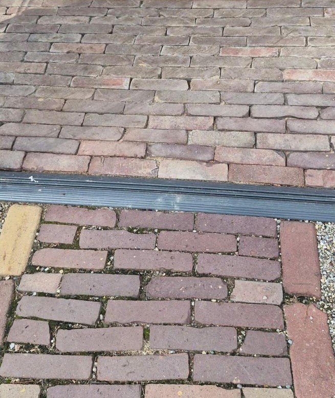 ✅️🧱100m2 gezaagde waaltjes. Gebakken vijfduimers, Tuin en Terras, Tegels en Klinkers, Ophalen of Verzenden, Keramiek, Klinkers