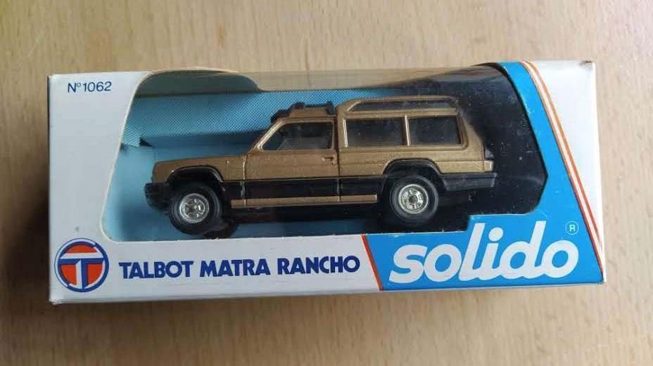 TALBOT MATRA RANCHO, SOLIDO, MINT&BOXED, Ophalen of Verzenden, Nieuw, Auto, Solido