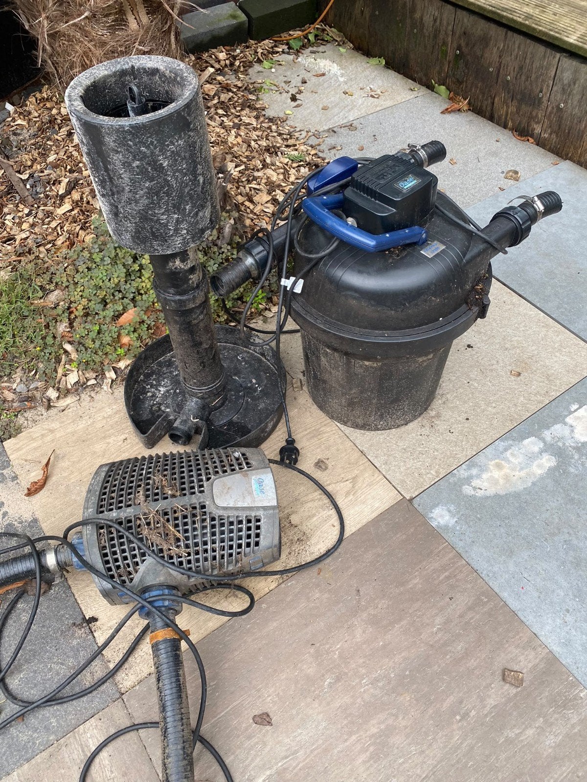 Oase FiltoClear 12000 vijverfilter met UVC en pomp, Ophalen of Verzenden, Gebruikt, Vijverfilter