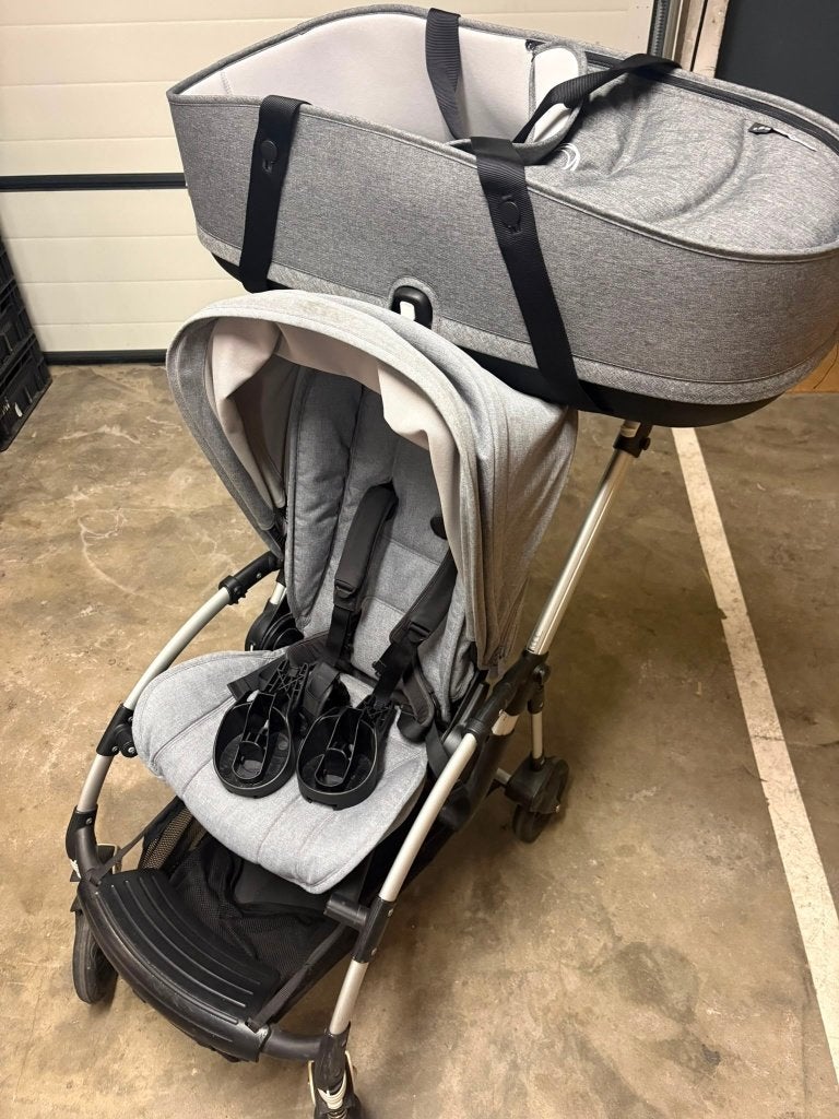 Bugaboo Bee 5 kinderwagen met reiswieg, Gebruikt, Bugaboo, Verstelbare duwstang, Ophalen