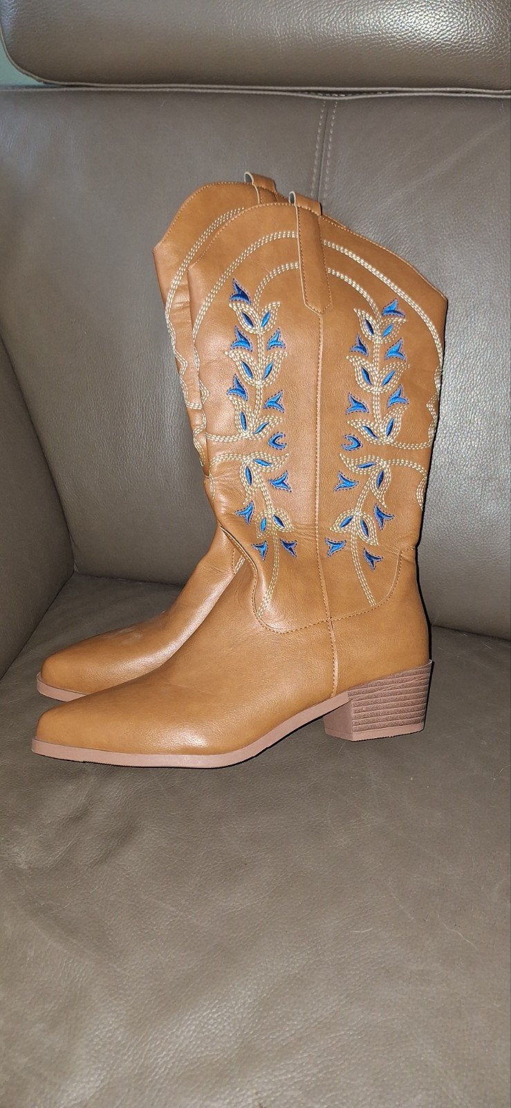 Nieuwe cowboylaarzen maat 41, Kleding | Dames, Schoenen, Ophalen of Verzenden, Nieuw, Zwart, Hoge laarzen