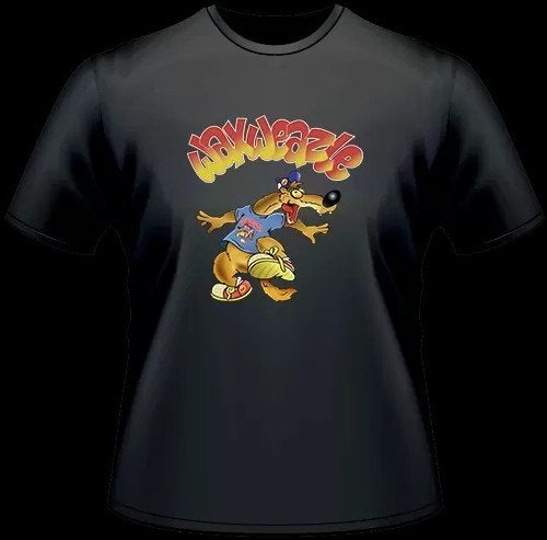 DJ Waxweazle  T-shirt Zwart Maat L, Ophalen of Verzenden, Zo goed als nieuw, Maat 52/54 (L), Zwart