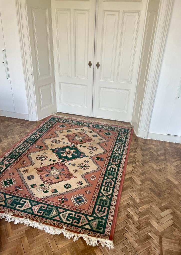 Kleed tapijt gekleurd perzisch vloerkleed vintage, Huis en Inrichting, Stoffering | Tapijten en Kleden, Ophalen, 150 tot 200 cm