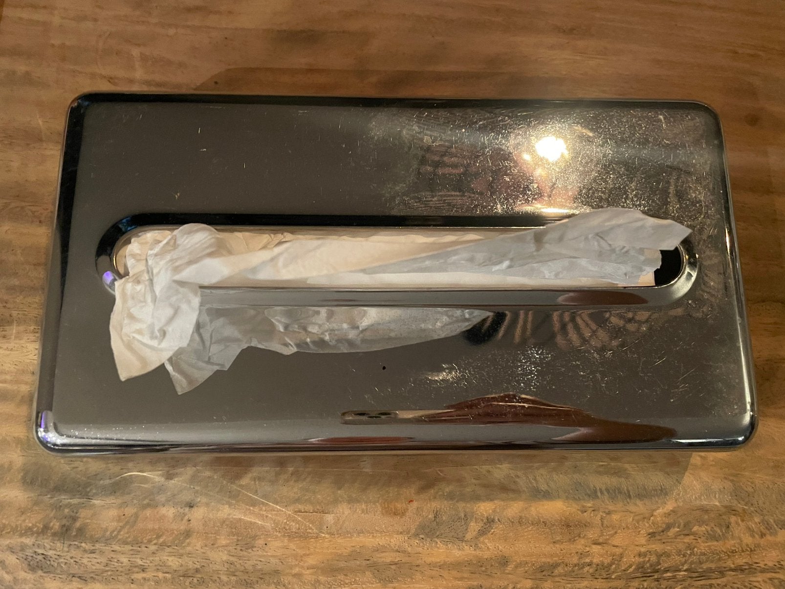 Tissue houder rvs met muurbevestging, Ophalen of Verzenden, Overige kleuren