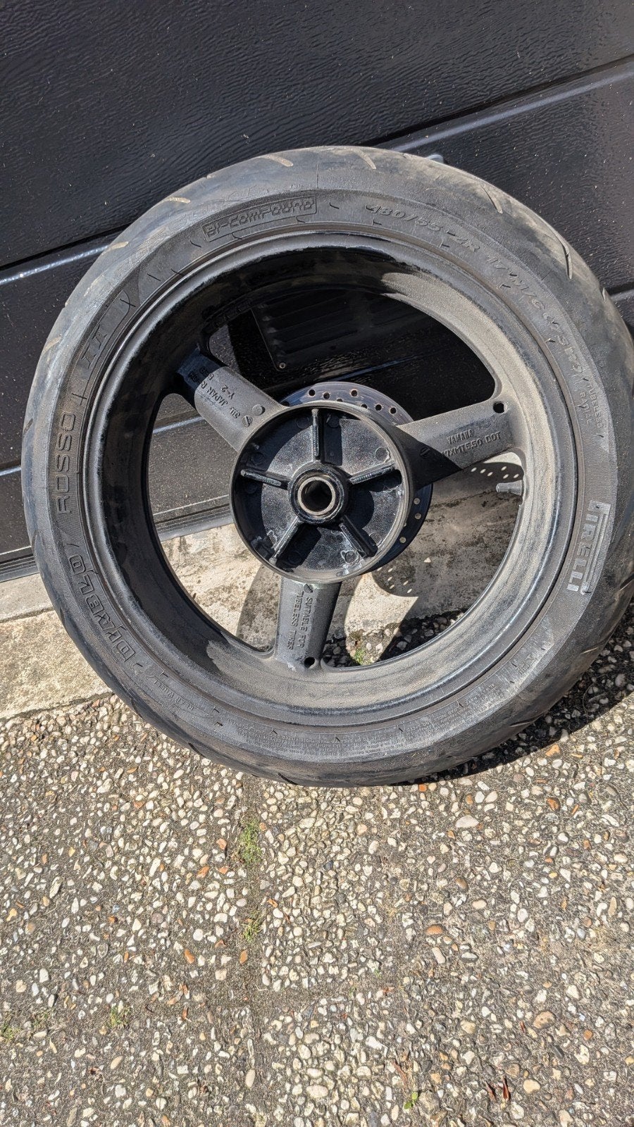 Yamaha R6 1998-2002 achtervelg 5EB zwart, Ophalen