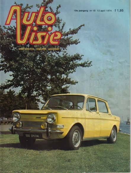 Autovisie 15 1974 : Datsun 180B SSS - Rallycross, Ophalen of Verzenden, Gelezen, Algemeen