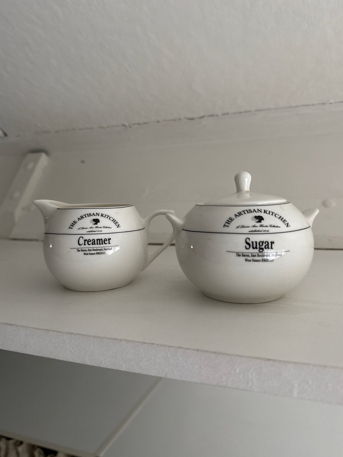The Artisan Kitchen Melk en Suiker Kan Set, Ophalen, Overige merken, Keramiek, Overige typen