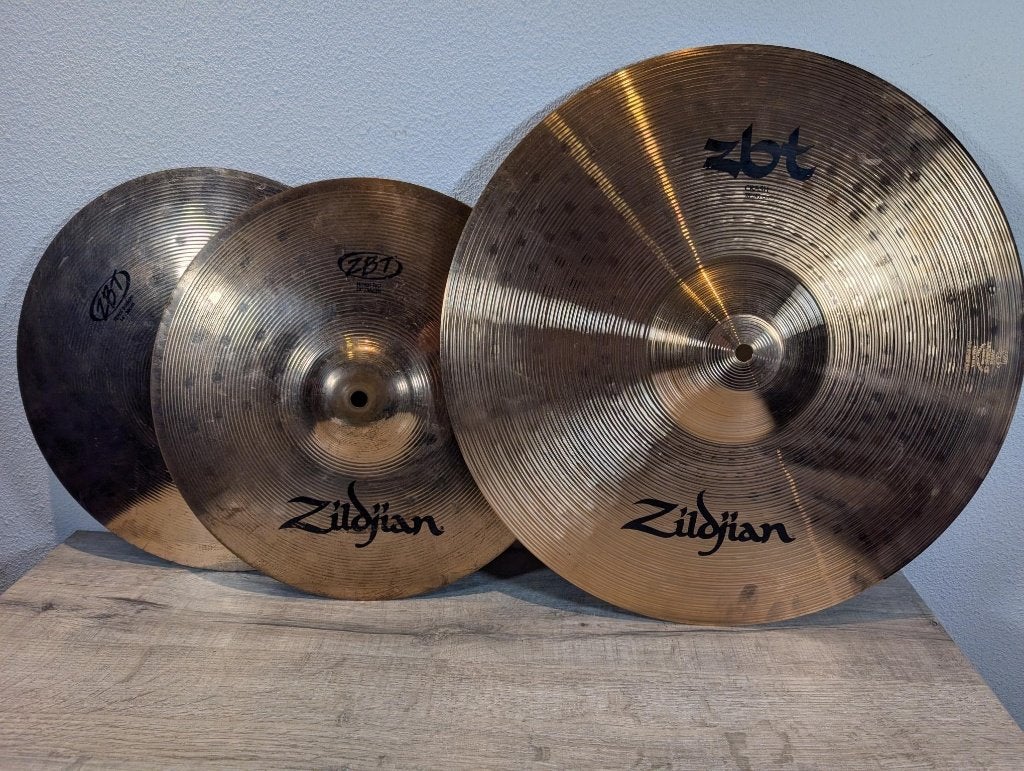 Zildjian ZBT highhats 14 en crash 18, Ophalen of Verzenden, Gebruikt, Overige soorten