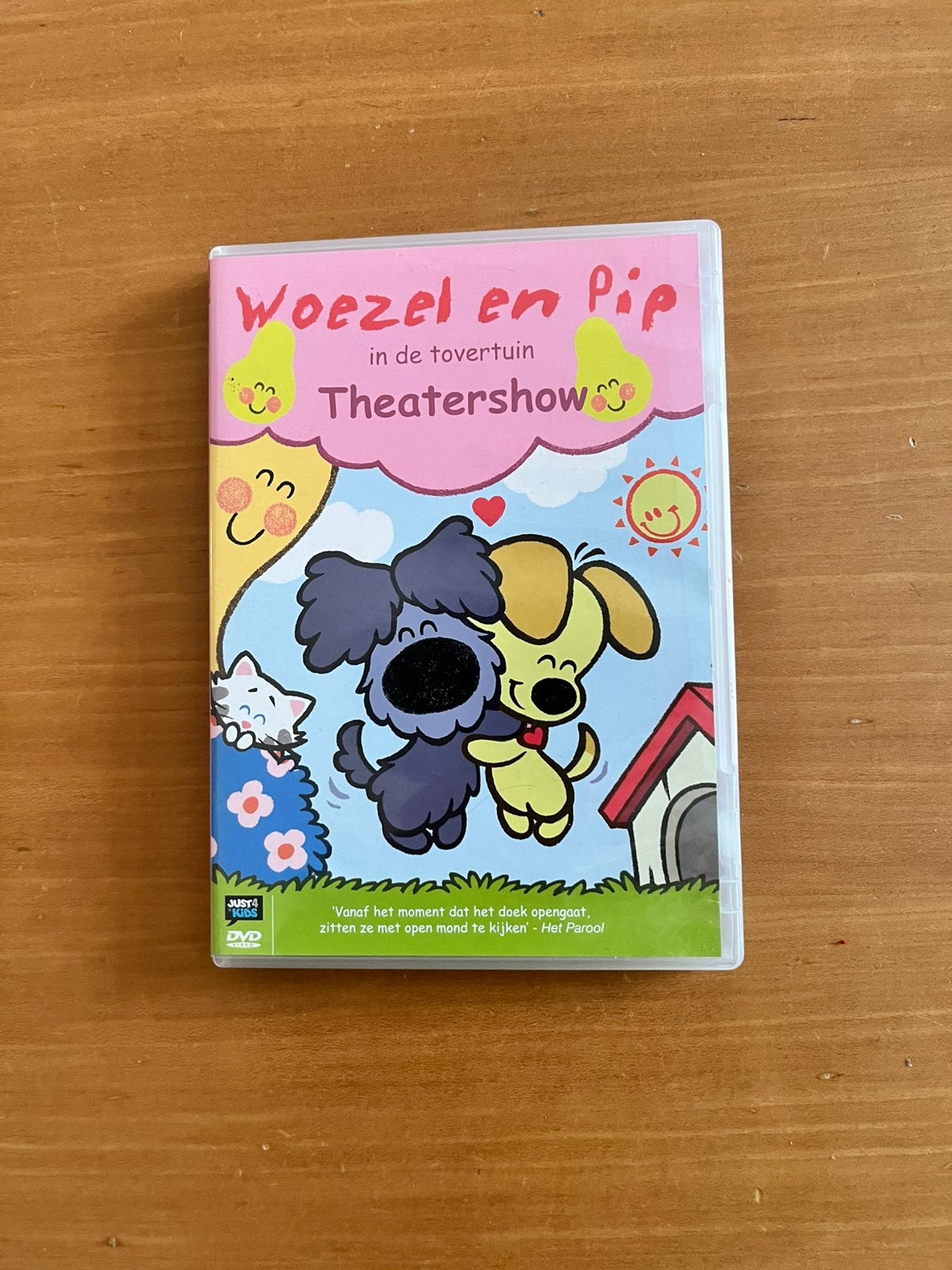 DVD Woezel en Pip in de tovertuin theatershow, Cd's en Dvd's, Cd's | Kinderen en Jeugd, Ophalen of Verzenden, Zo goed als nieuw