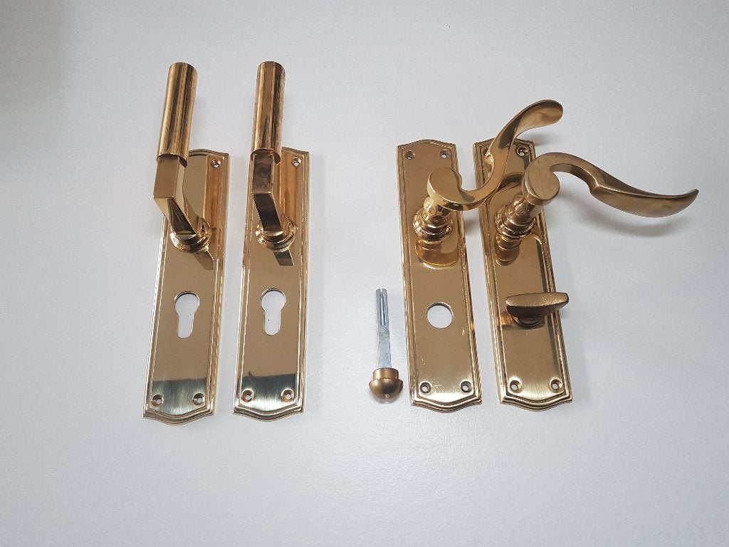 Art deco Deur Beslag, Ophalen of Verzenden, Nieuw, Chroom, Klink of Kruk