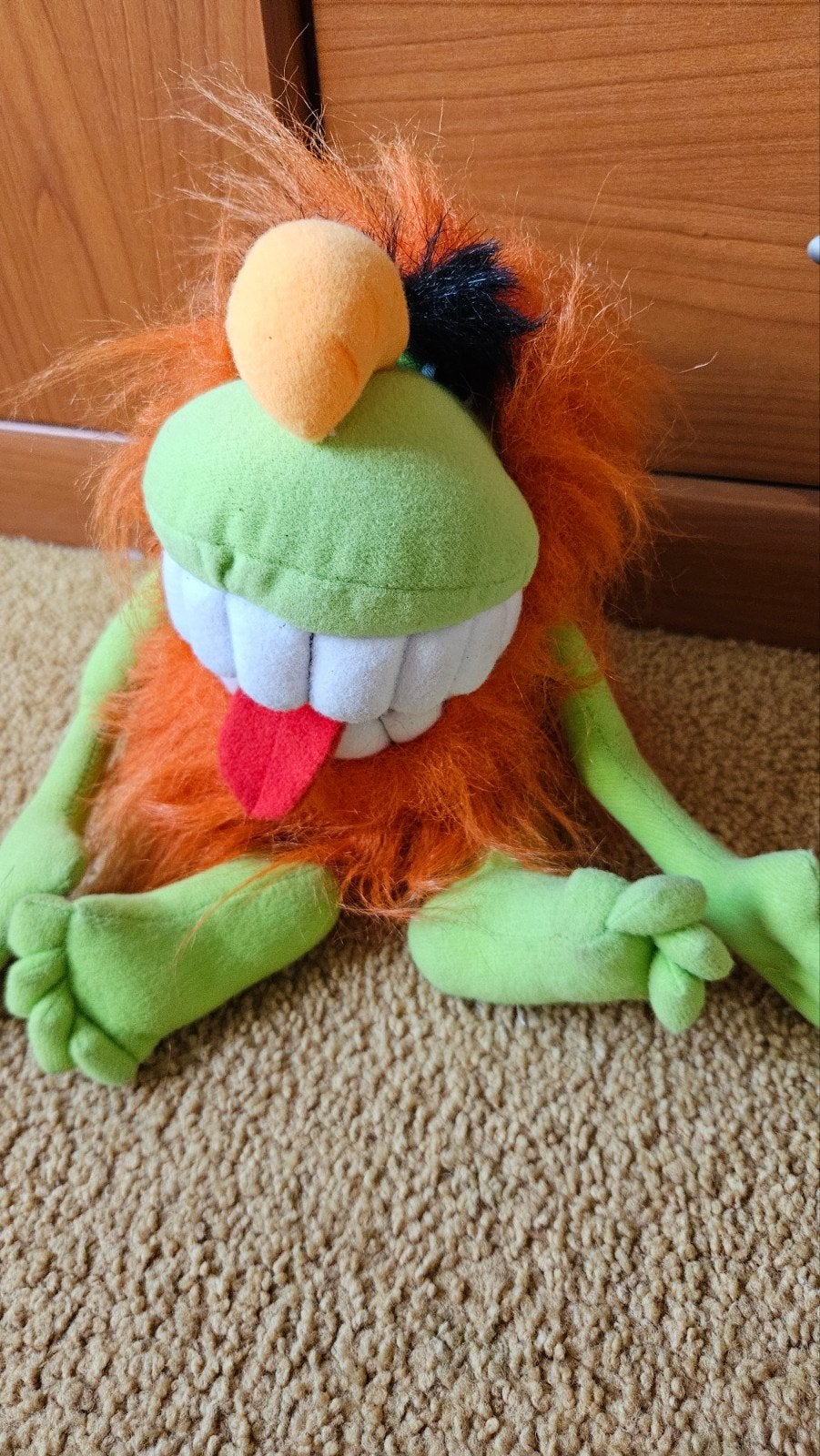 monster knuffel, Kinderen en Baby's, Ophalen of Verzenden, Zo goed als nieuw, Overige typen