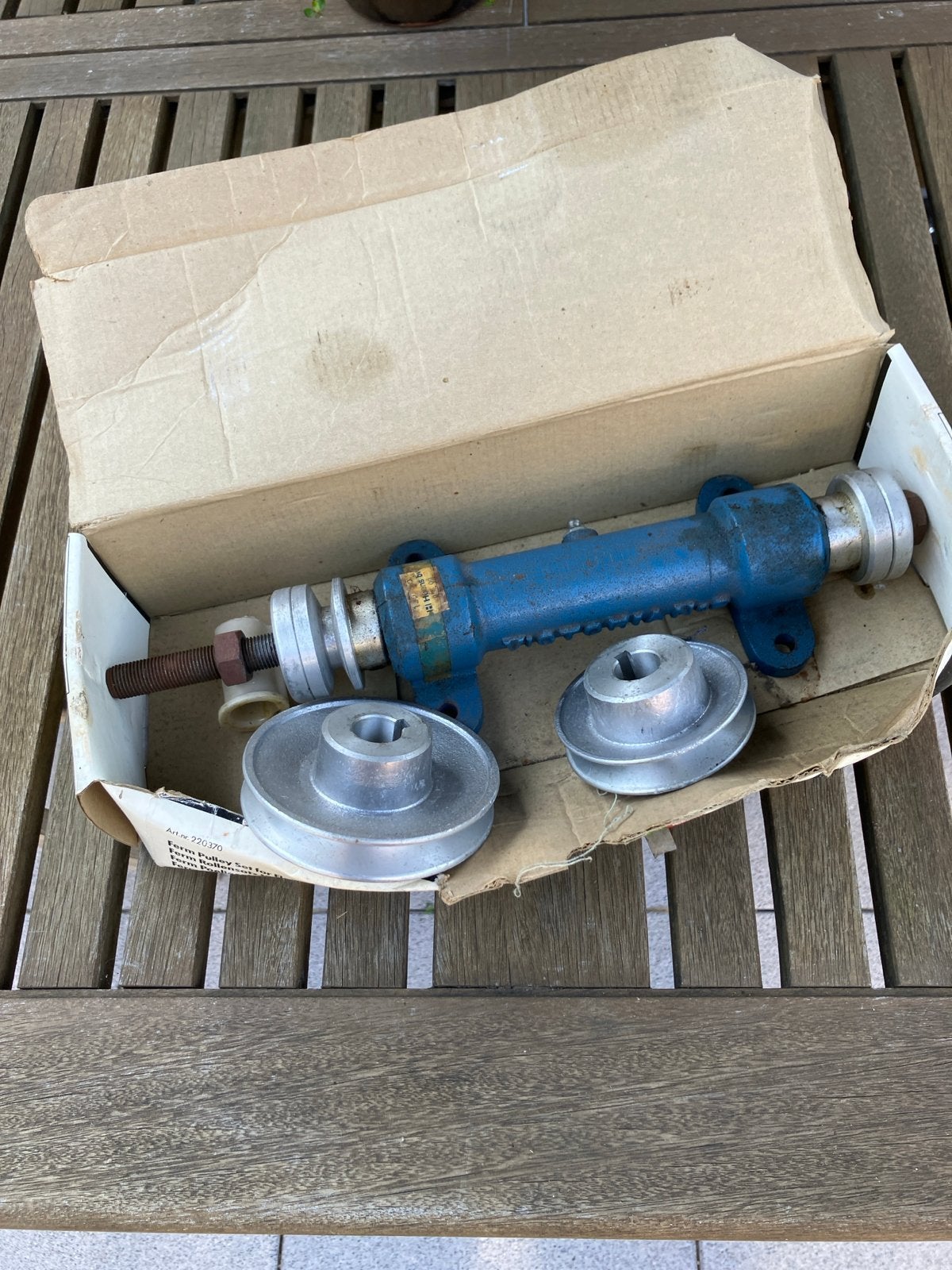 Ferm Poelieset voor Elektromotor - Nieuw in doos, Ophalen, Nieuw