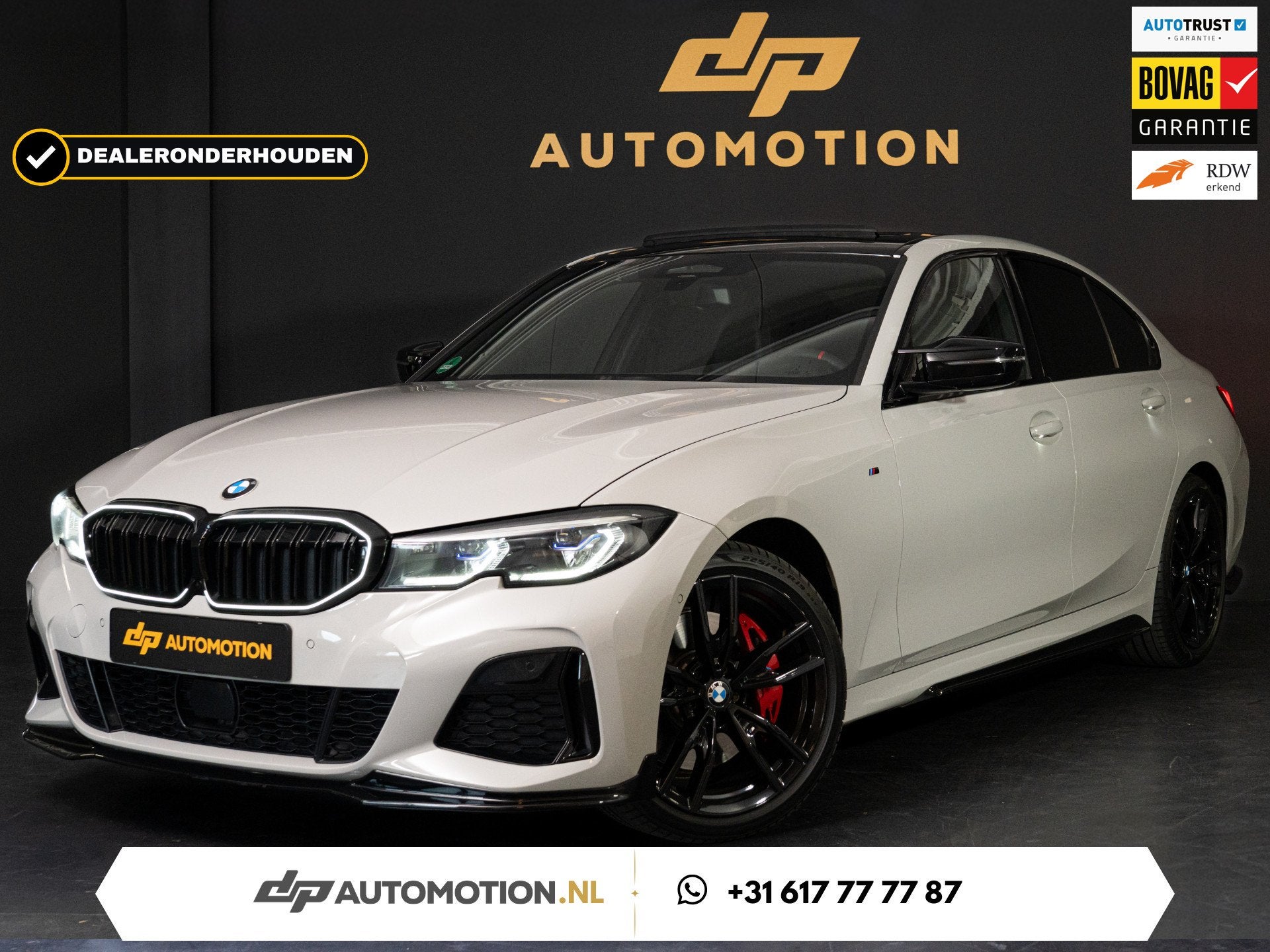 BMW 3-serie M340i xDrive | BMW Individual Chalk | Laser | Pa, Auto's, Bedrijf, Vierwielaandrijving, Hybride Elektrisch/Benzine