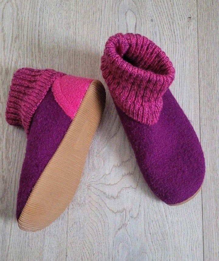 Giesswein Wildpoldsried wolle Kinderpantoffels, Gebruikt, Jongen of Meisje, Schoenen, Ophalen of Verzenden