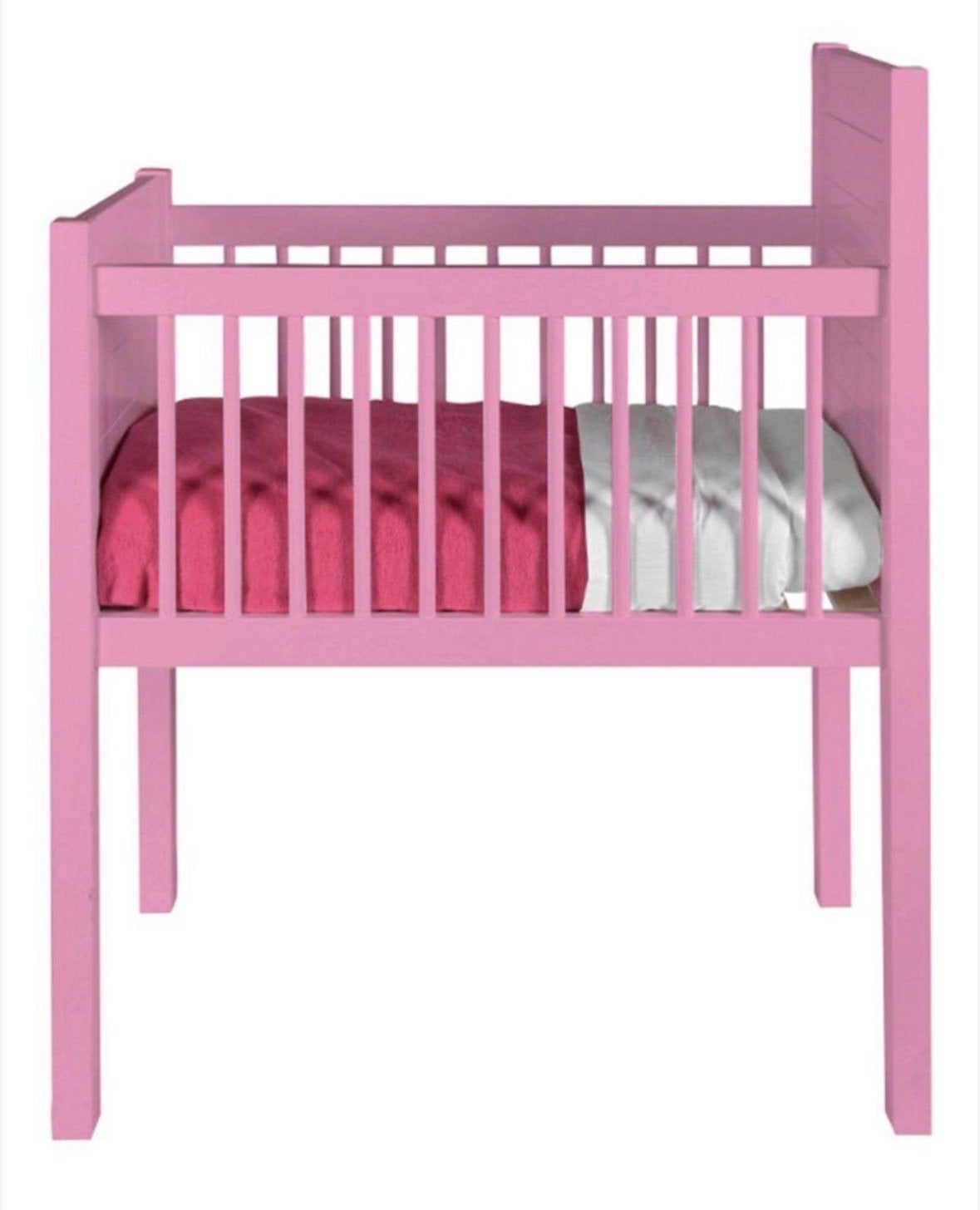 Roze wieg Kidsmill - Zo goed als nieuw, Ophalen, Zo goed als nieuw, Ledikant