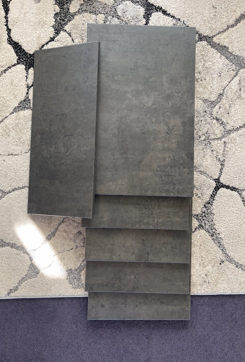 IKEA BESTÅ KALLVIKEN fronten donkergrijs betonpatroon, Ophalen, Overige materialen, Gebruikt, 50 tot 100 cm