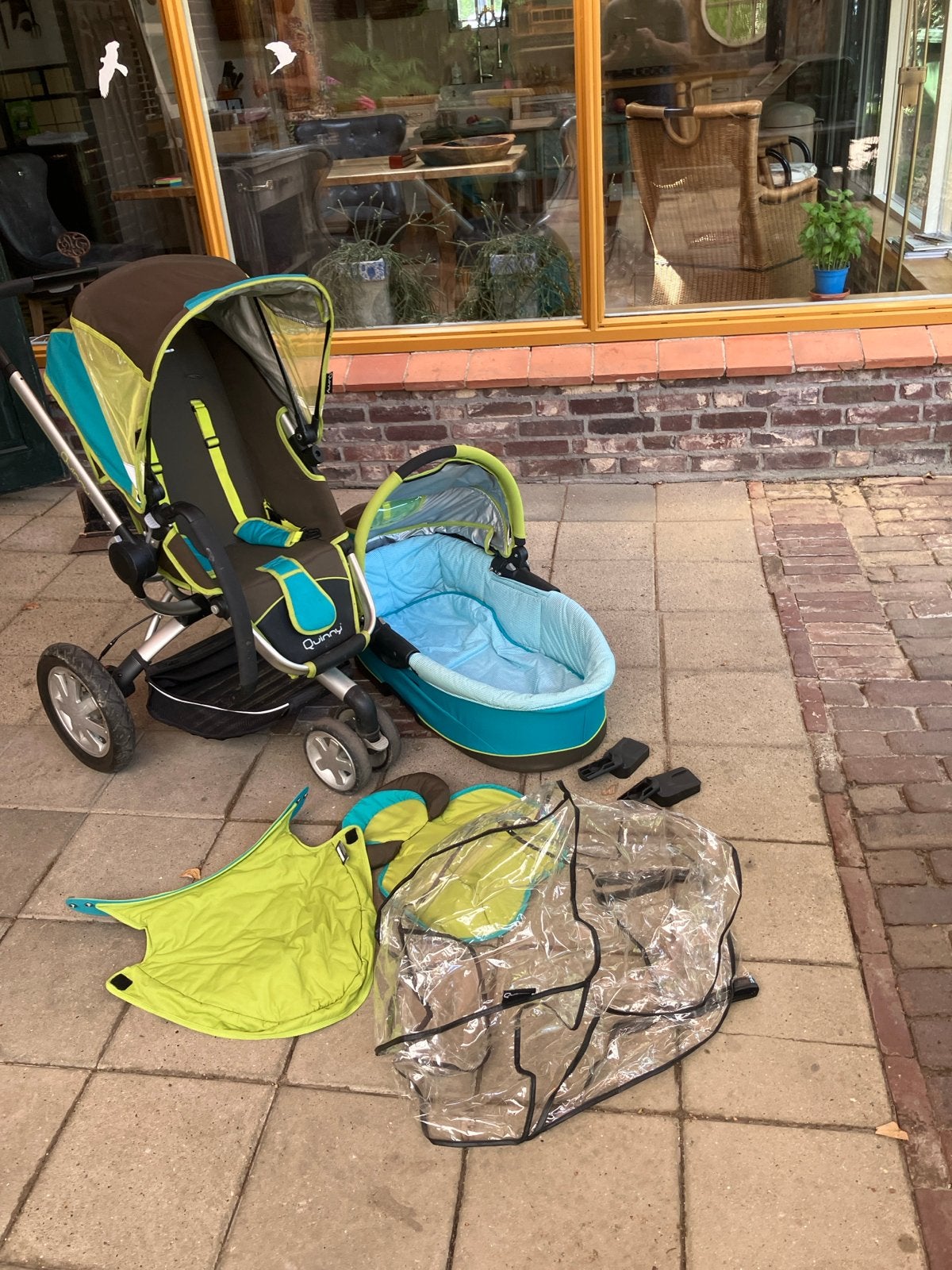 Quinny Combiwagen met reiswieg en accessoires, Kinderen en Baby's, Kinderwagens en Combinaties, Combiwagen, Quinny, Ophalen of Verzenden
