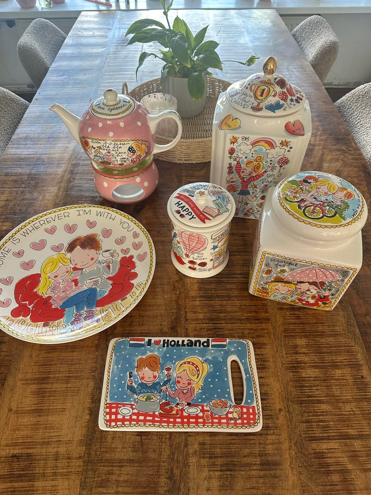 Blond Amsterdam servies - Diverse items zonder beschadiginge, Ophalen, Keramiek, Zo goed als nieuw, Blond Amsterdam