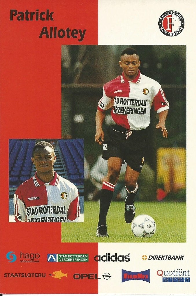 1996-1997 fotokaart Feyenoord 23x, Verzenden, Zo goed als nieuw, Feyenoord, Spelerskaart