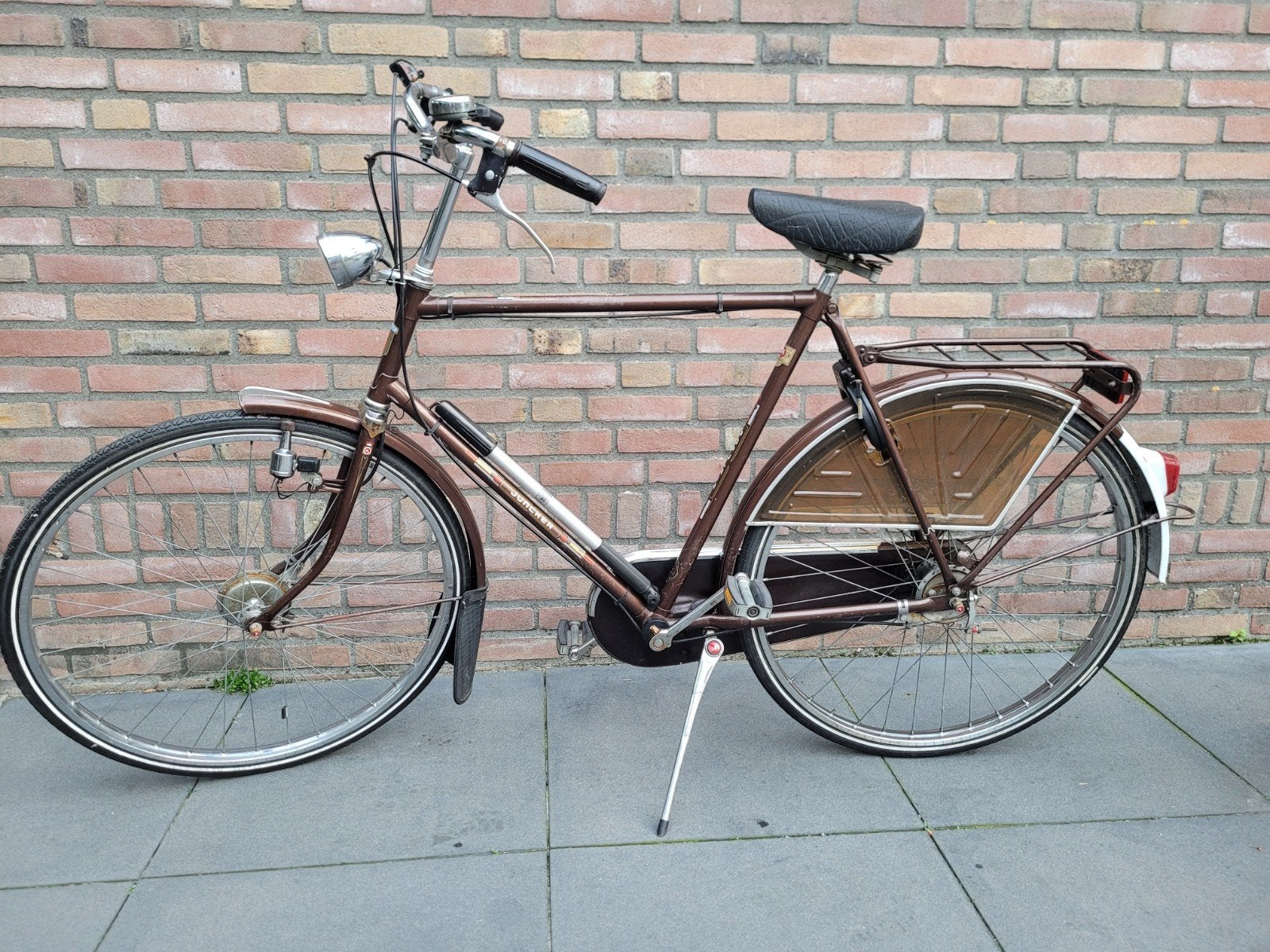 juncker populair 3 versnellingen trommelremmen 61 cm frame ., Ophalen, Jaren '60 of nieuwer, Juncker, 59 cm of meer
