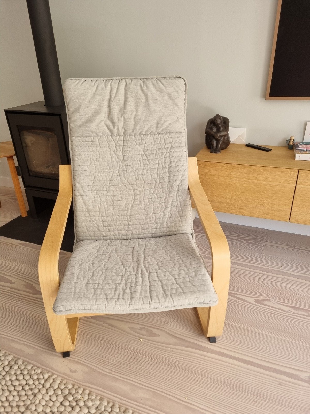 IKEA Poäng kussen licht grijs, Ophalen, Zo goed als nieuw, 75 tot 100 cm, Minder dan 50 cm