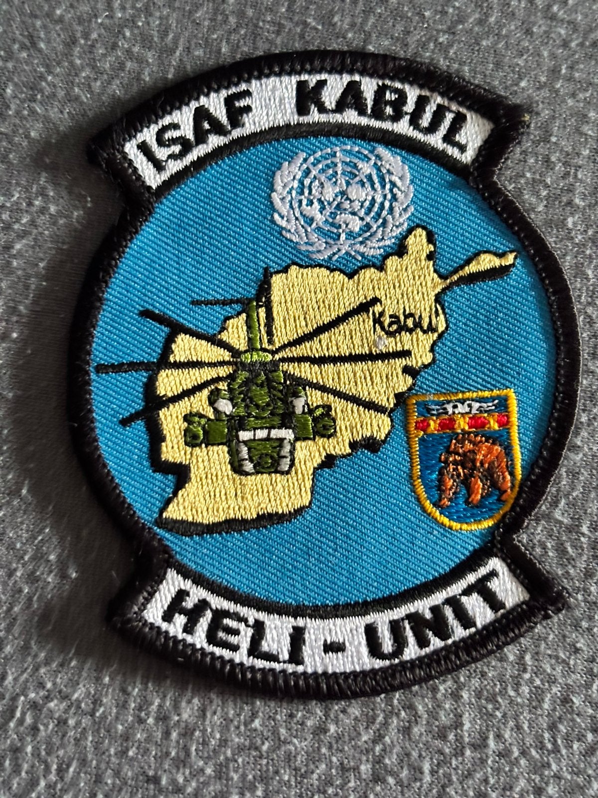 ISAF Kabul Heli unit CH-53 embleem, Verzenden, Luchtmacht, Duitsland, Embleem of Badge