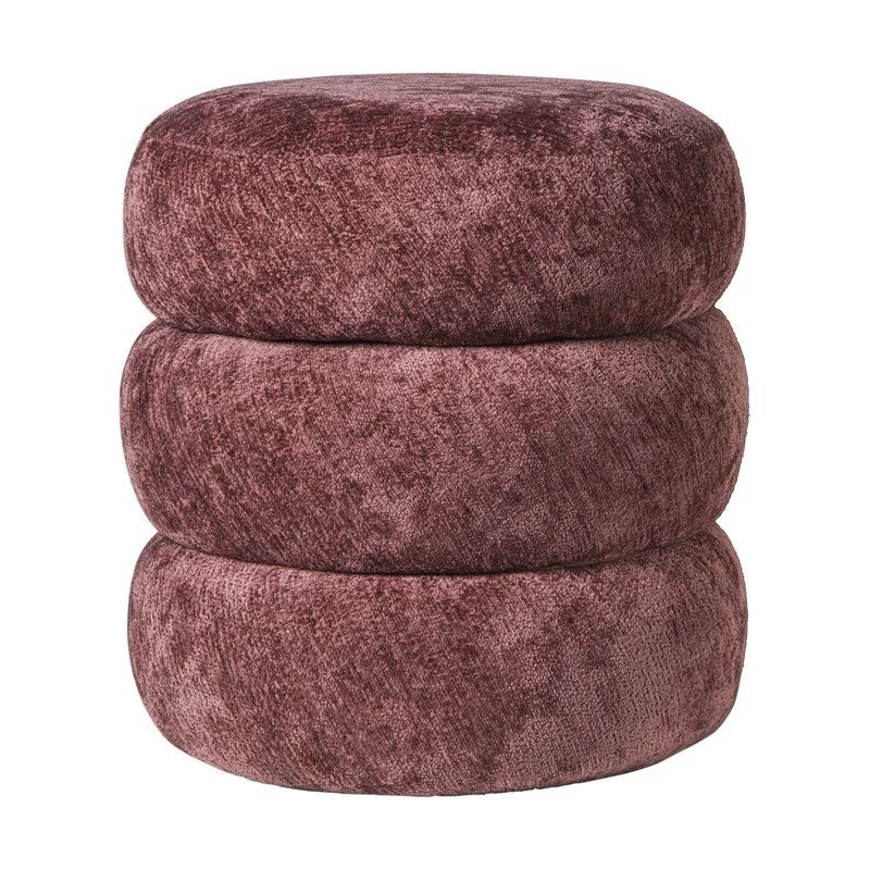 Poef Bubbles Xenos bordeaux, Ophalen, Zo goed als nieuw, Rood, Dame