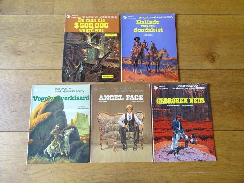 Dargaud presenteert Luitenant Blueberry  stripboeken € 2 p/s, Meerdere stripboeken, Ophalen of Verzenden, Zo goed als nieuw, Charlier & Giraud
