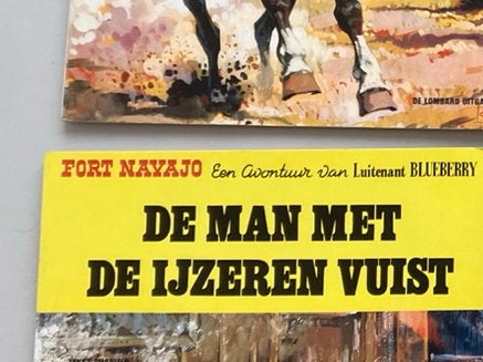 6x Fort Navajo, Luitenant Blueberry, Meerdere stripboeken, Ophalen, Gelezen