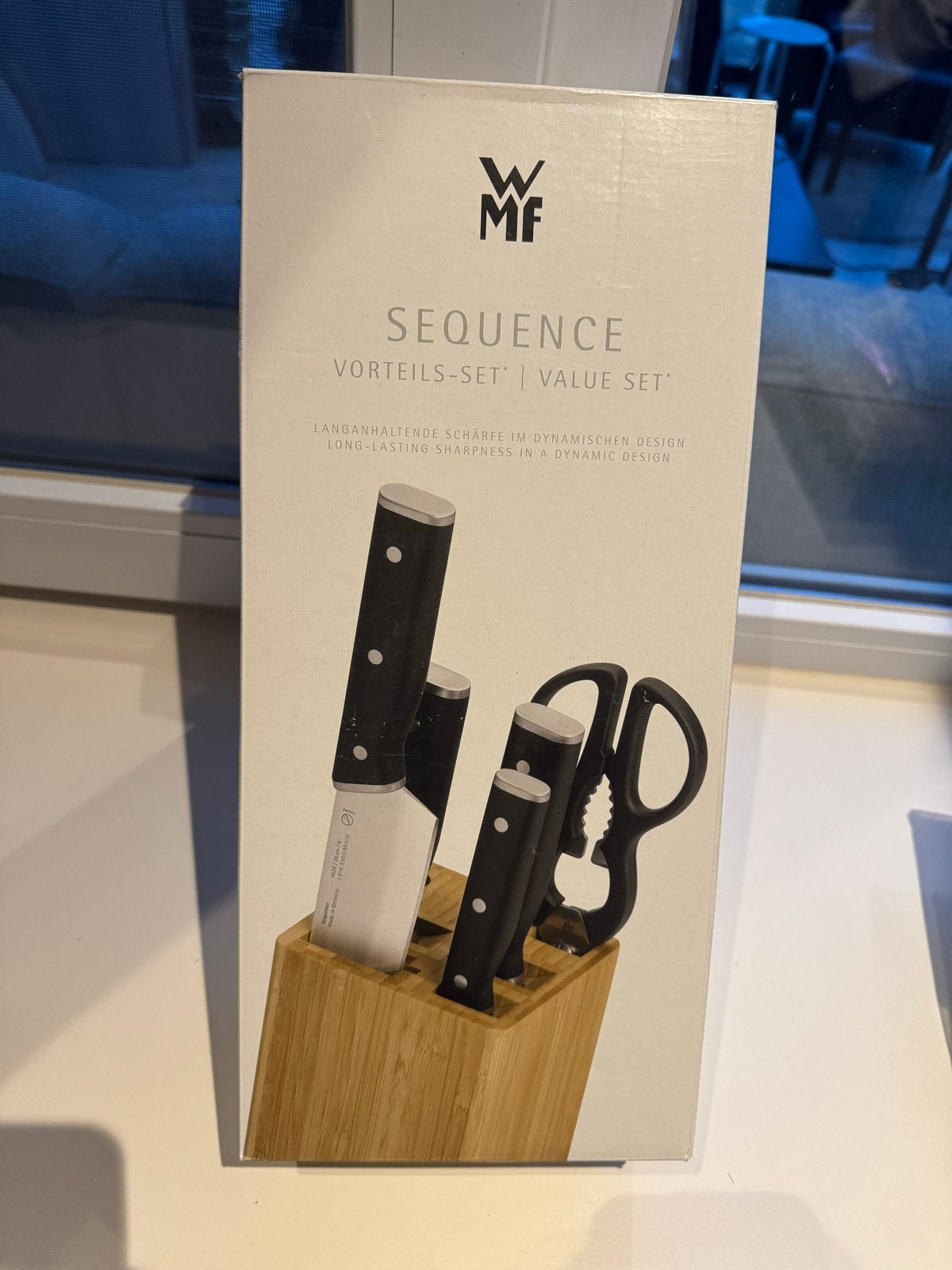 Nieuwe WMF Sequence Messenblok met Messen en Schaar, Ophalen of Verzenden, Nieuw