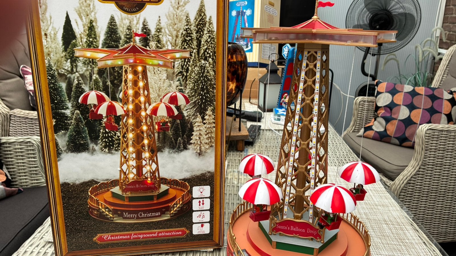 Mooie kermis / kerst attractie fairground, Ophalen of Verzenden, Zo goed als nieuw
