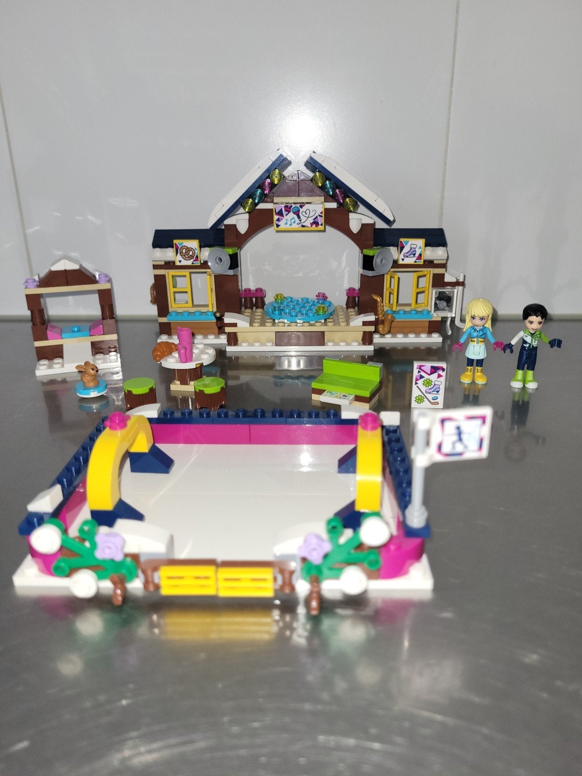41322 Lego friends - Wintersport ijsbaan - compleet, Kinderen en Baby's, Speelgoed | Duplo en Lego, Lego, Compleet, Friends, Ophalen of Verzenden
