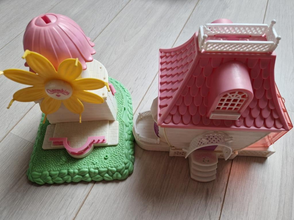 1984 charmkins petal windmill en jewelry house duftis hasbro, Ophalen of Verzenden