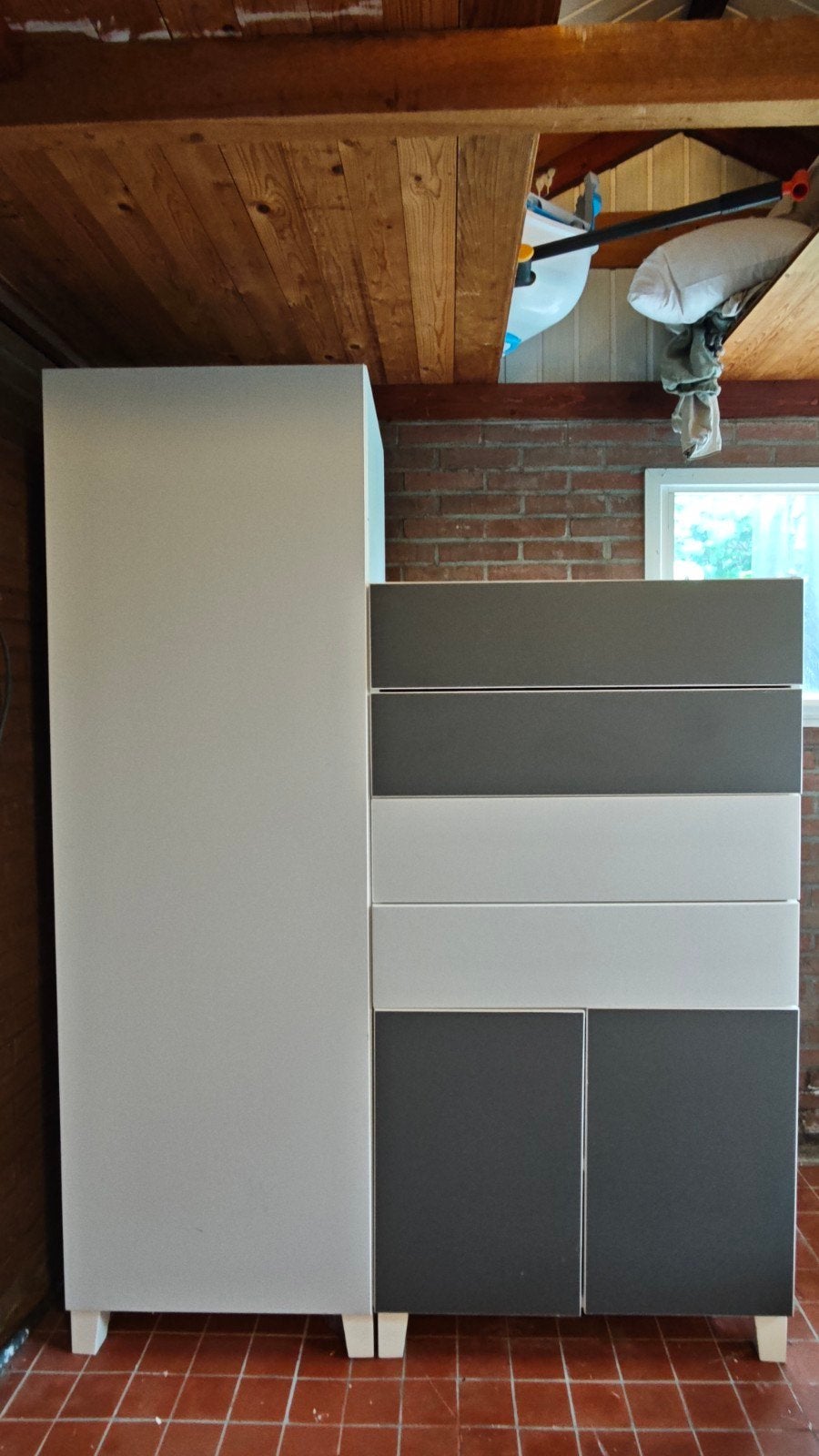 IKEA PLATSA Kast met lades en deuren, Huis en Inrichting, Ophalen, Overige materialen, Modern, functioneel, Met lade(s)