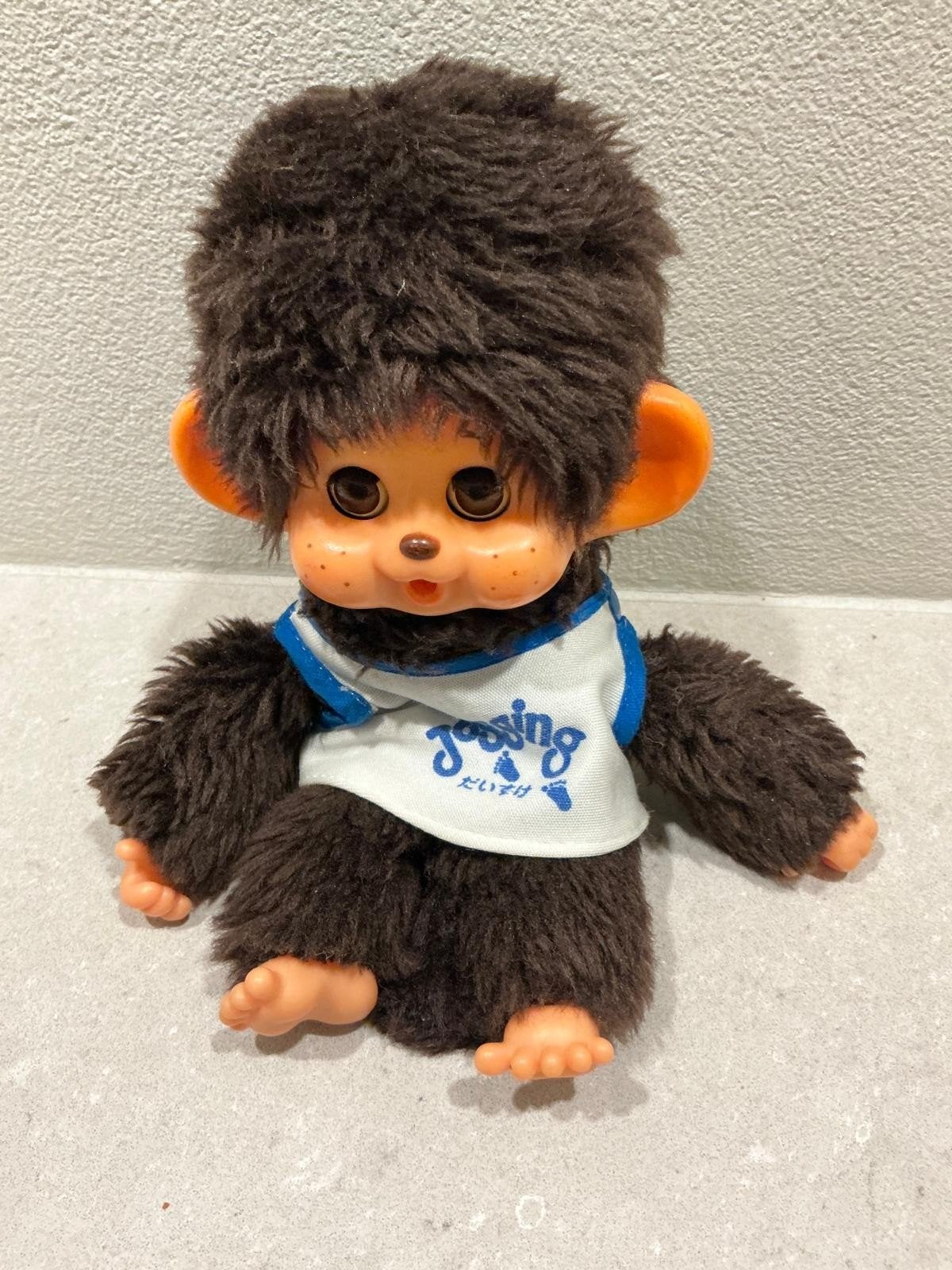 Vintage  Monchhichi aapje uit Japan, Ophalen of Verzenden, Monchicci, Monchicci, Gebruikt
