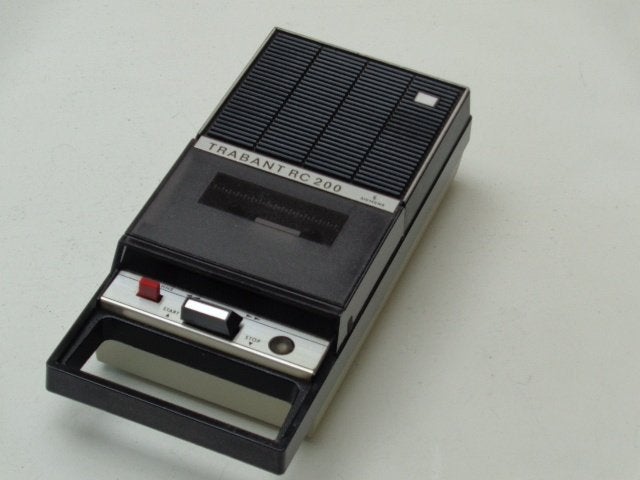 Cassette Recorder SIEMENS Model RC 200 TRABANT uit 1971, Ophalen of Verzenden, Enkel, Overige merken