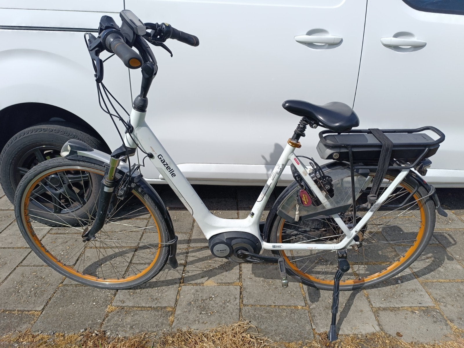 Gazelle orange c7 met bosch middenmotor, 51 tot 55 cm, Ophalen, Zo goed als nieuw, Gazelle
