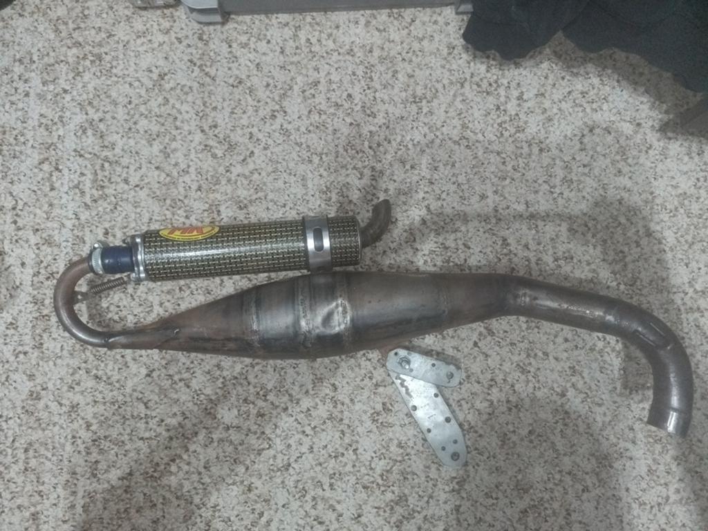 Uitlaat mk pro race limited edition scooter, Ophalen, Uitlaat