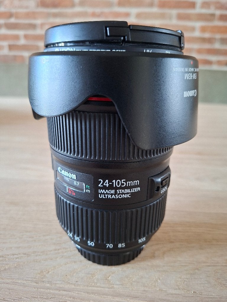 Canon EF 24-105 F4 L II, Ophalen, Canon, Overige typen, Zonnekap