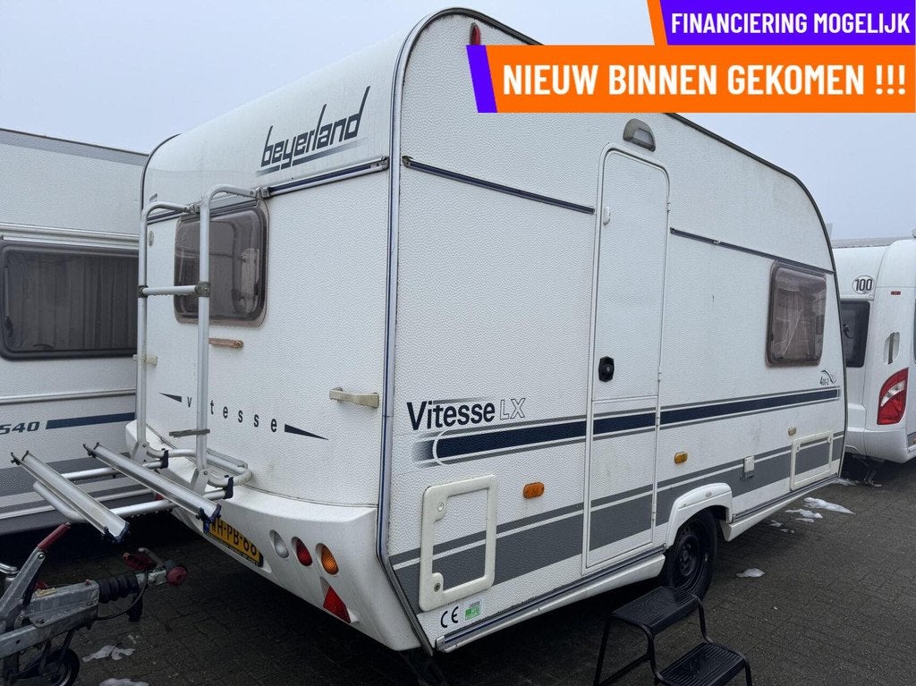 Beyerland VITESSE 400-2 LX RONDZIT, VOORTENT, FIETSENDRAGER, Caravans en Kamperen, Hordeur, Rondzit, Tot en met 2, Bedrijf