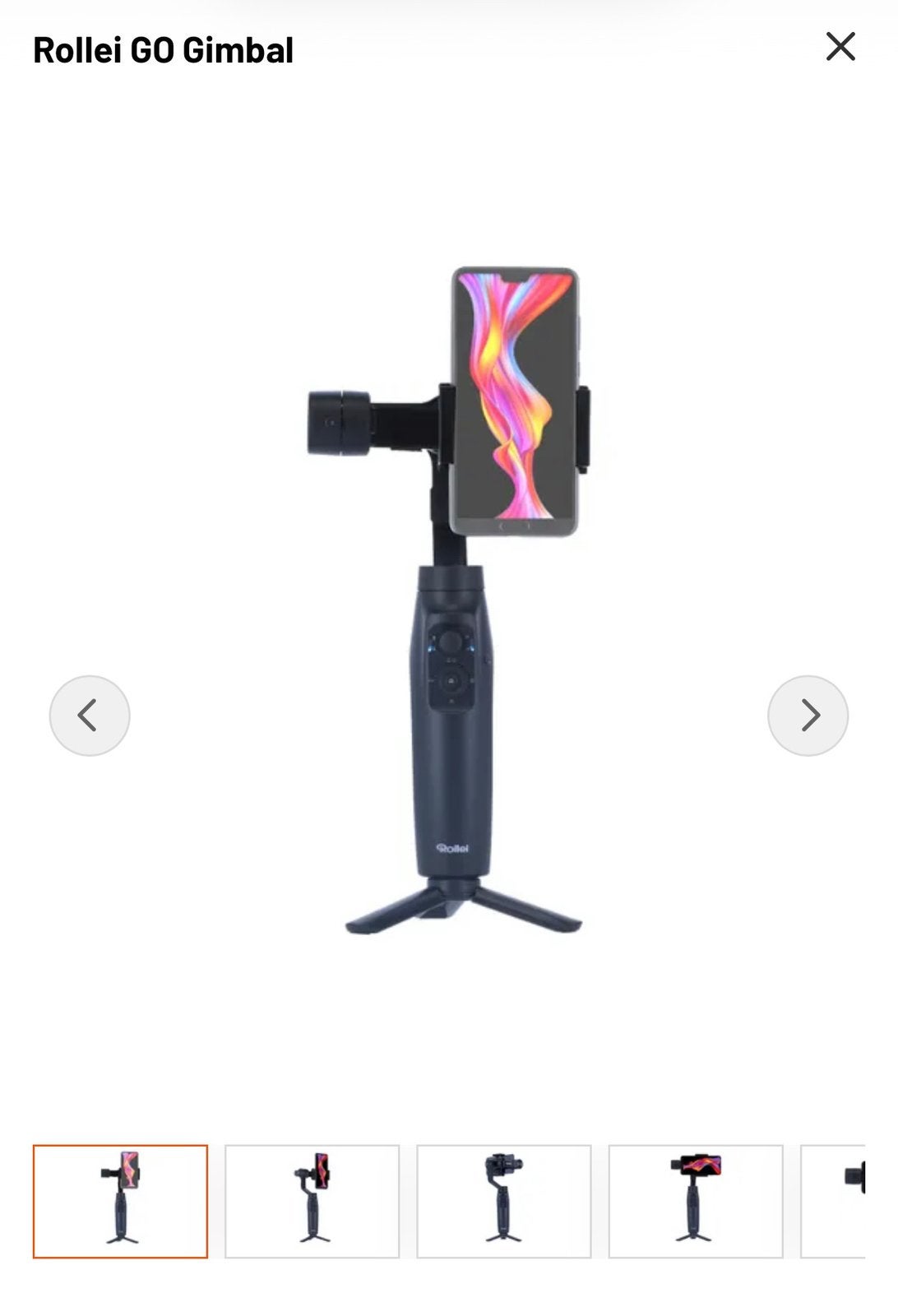 Rollei Go Gimbal, Ophalen, Zo goed als nieuw, Overige typen