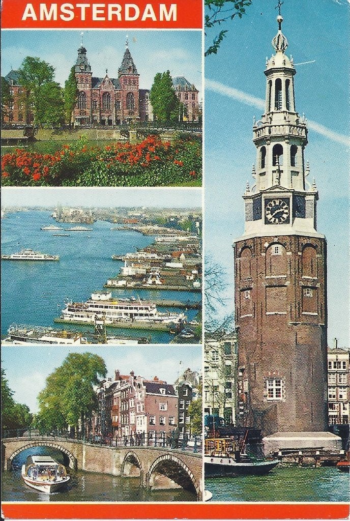 Amsterdam Ongelopen Ansichtkaart ( B568 ), Verzamelen, Ansichtkaarten | Nederland, Ophalen of Verzenden, 1980 tot heden, Ongelopen