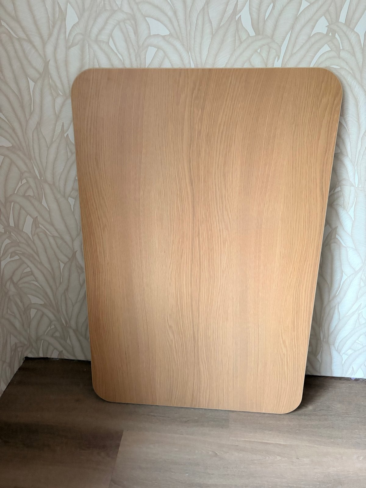 Ikea Zit-sta bureau met handbediening, 120x80cm, Ophalen, Spaanplaat of MDF, In hoogte verstelbaar, Zo goed als nieuw