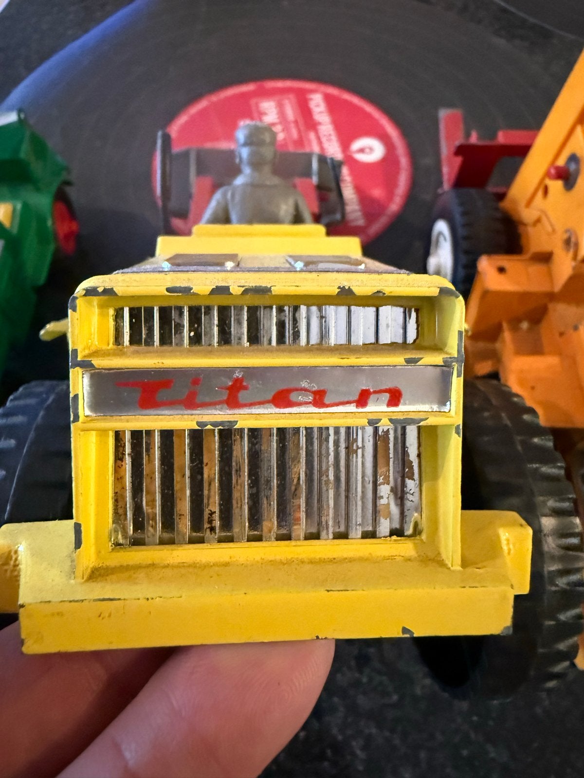 Vintage speelgoed: Titan shovel, heftruck en kiepwagen, Kinderen en Baby's, Speelgoed | Speelgoedvoertuigen, Ophalen of Verzenden